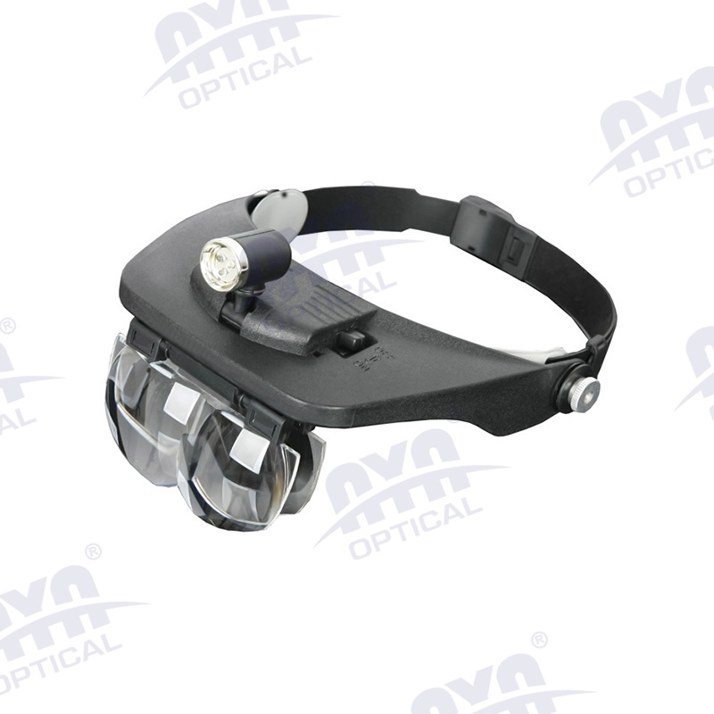 81001-C Head-mounted magnifying glass with 3 LED lights