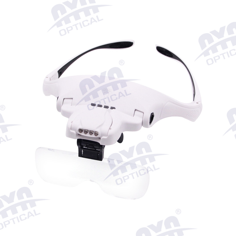 9892TSC1 USB Rechargeable LED Light Glasses Magnifier
