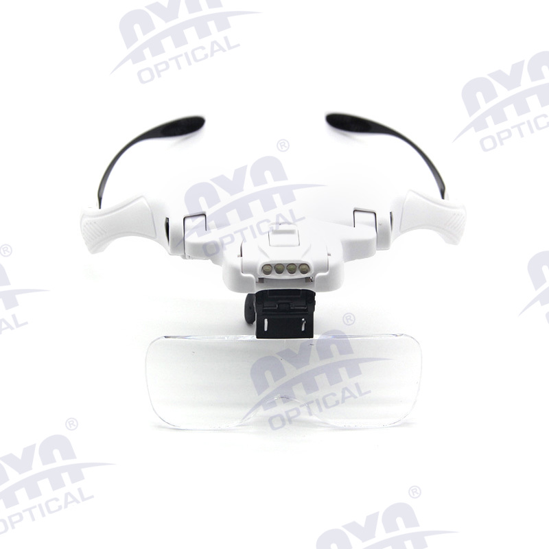 9892B2B Cross-border new head-worn glasses type magnifier