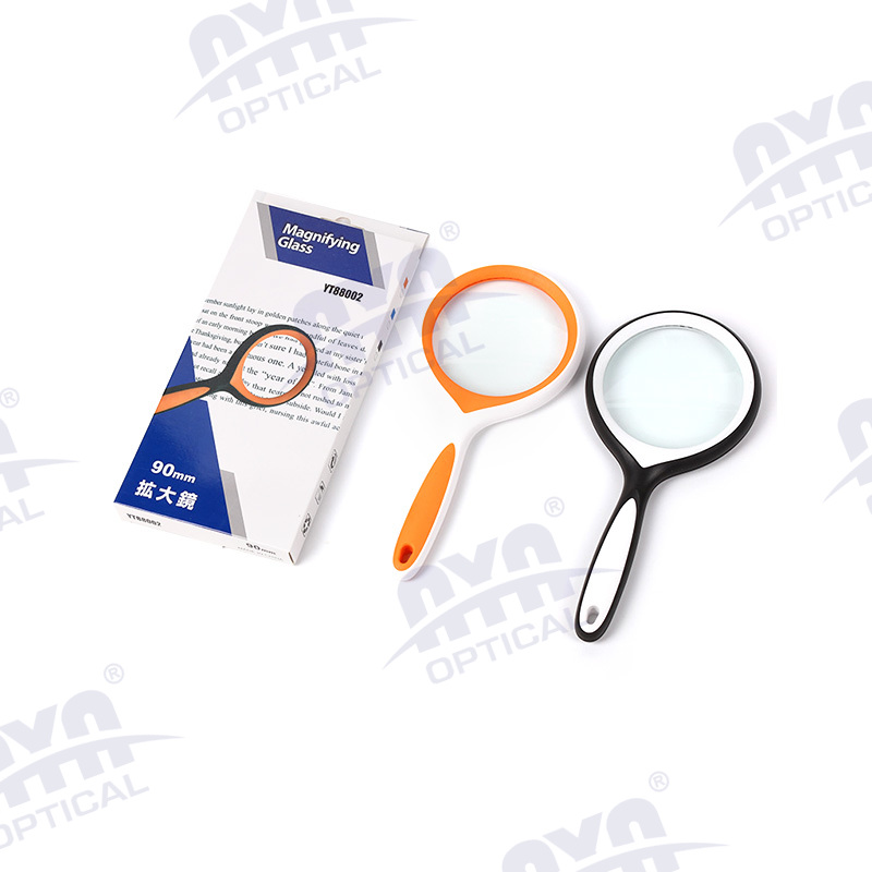 YT88002 High power rubber plastic frame handheld magnifier
