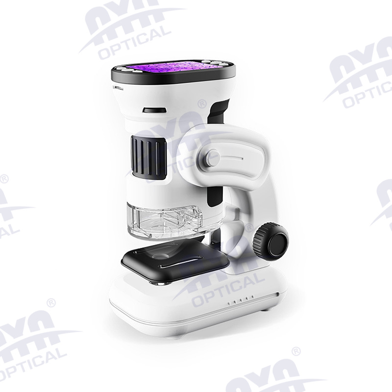 Smart digital electronic microscope with display