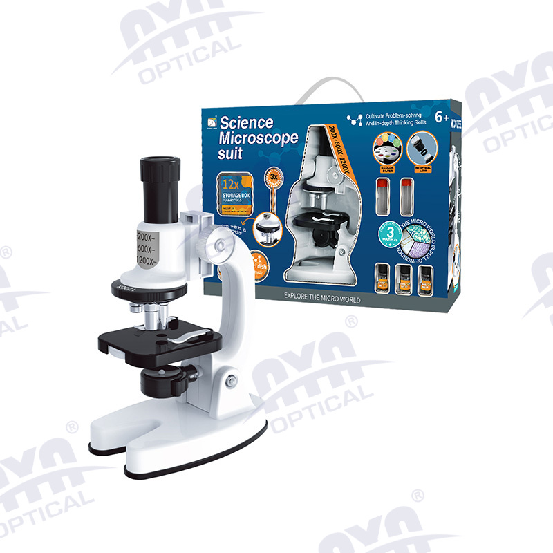 Desktop children's scientific microscope
