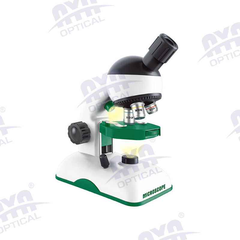 Children's full-viewing field microscope set