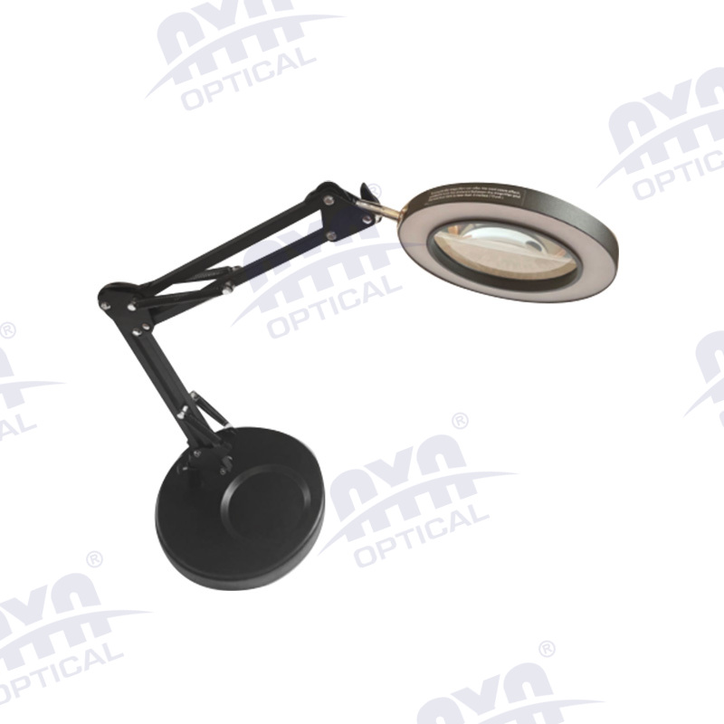Round Base Table Lamp Magnifier