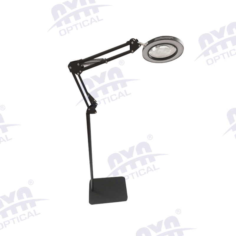 Square Base Table Lamp Magnifier