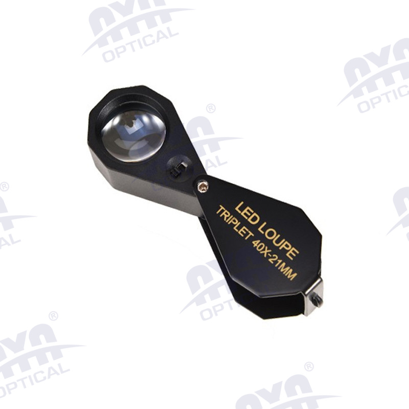 40x Black Portable Jewelry Magnifier
