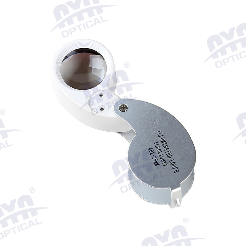 MG21011 Portable all metal movable handle jewelry magnifier