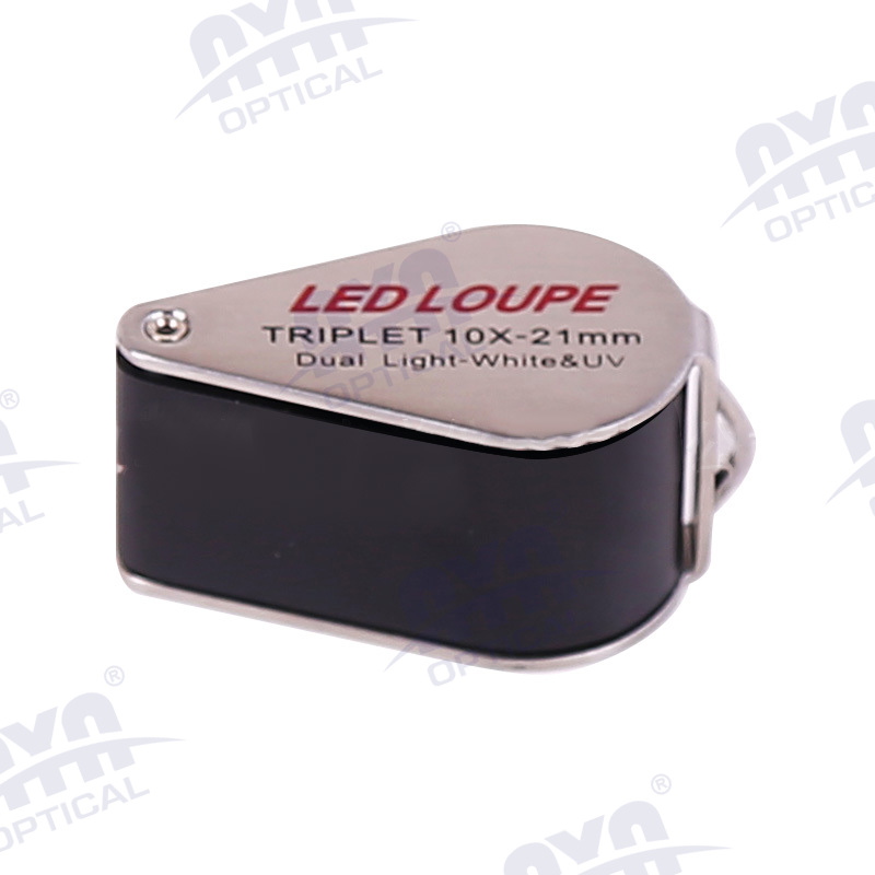 21056-10X Ring LED Light Jewelry Magnifier