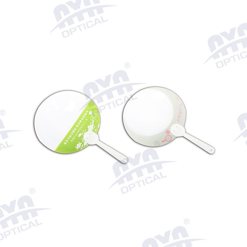 YT81433 3x Handheld Fan-Shaped Fresnel Magnifier